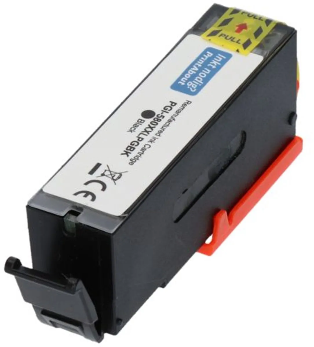 PrintAbout PGI-580XL PGBK Inktcartridge - Zwart - 650 pagina's