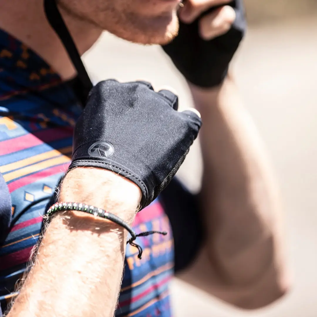 Rogelli Solid Heren Fietshandschoenen XL - Zwart - afbeelding 4 van 6