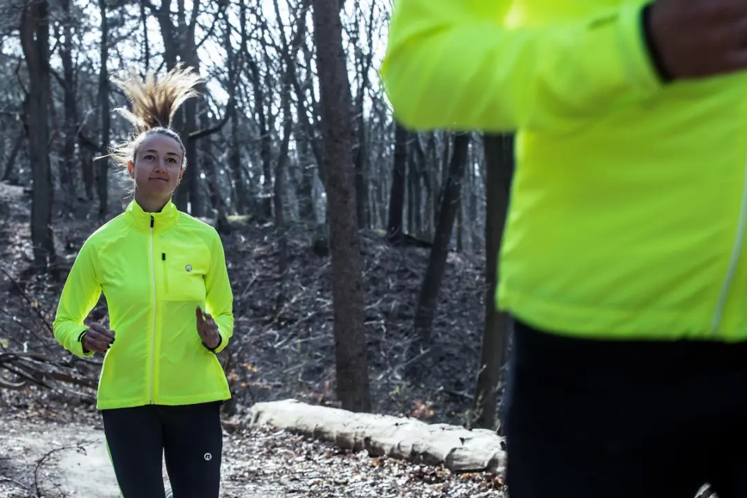 Rogelli Core Dames Hardloopjack Winddicht Fluor-Geel S - afbeelding 4 van 6