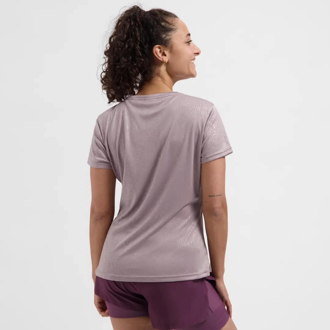 Rogelli Motion Dames Hardloopshirt Korte Mouw - S - Roze - afbeelding 4 van 6