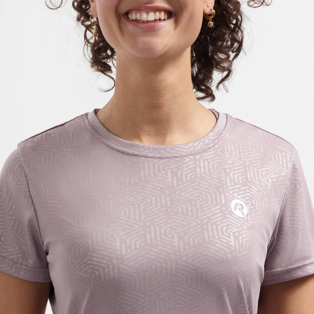 Rogelli Motion Dames Hardloopshirt Korte Mouw - S - Roze - afbeelding 5 van 6