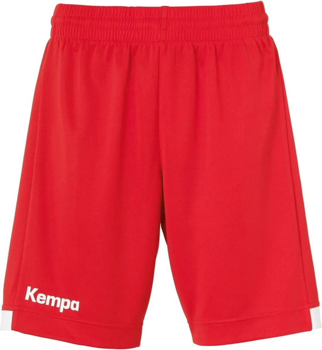 Kempa Player Long Shorts Dames Rood-Wit Maat M