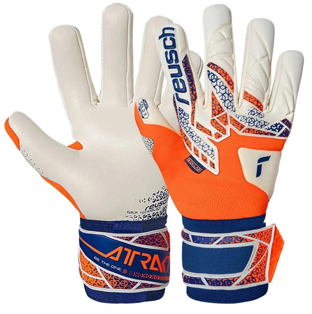 Reusch Attrakt Gold X NC Orange Blue Keepershandschoenen