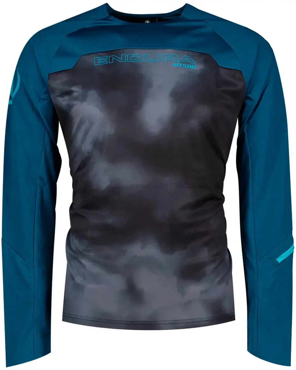 Endura Mt500 Burner Langarm Enduro Trui Blauw L Man