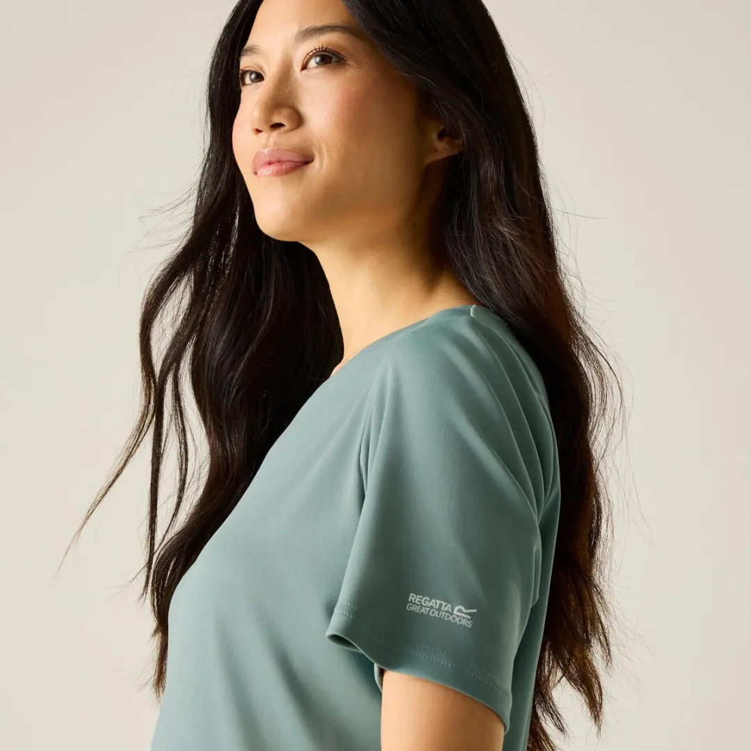 Regatta Botanna Dames T-shirt - Groen - afbeelding 5 van 6