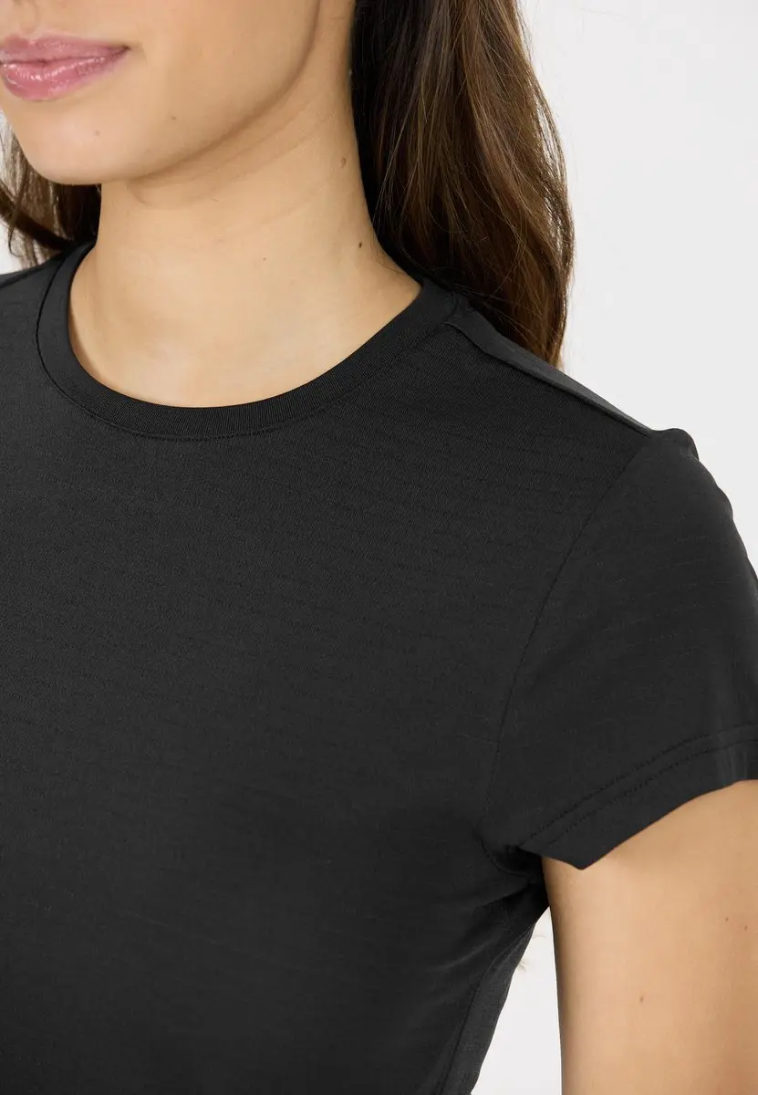 Athlecia miwa W S/S Training T-shirt Dames - Zwart/Wit - 42
