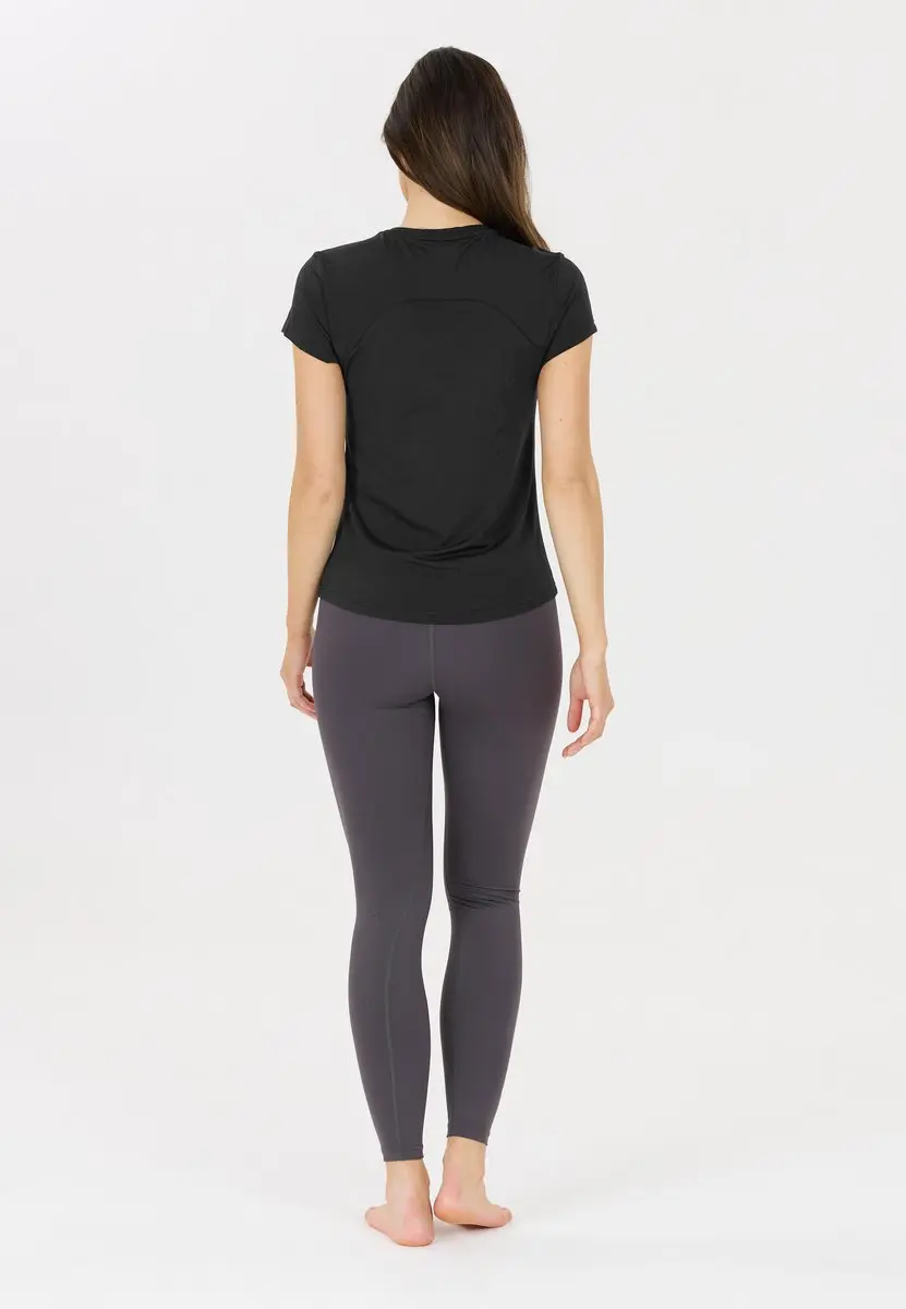 Athlecia miwa W S/S Training T-shirt Dames - Zwart/Wit - 42