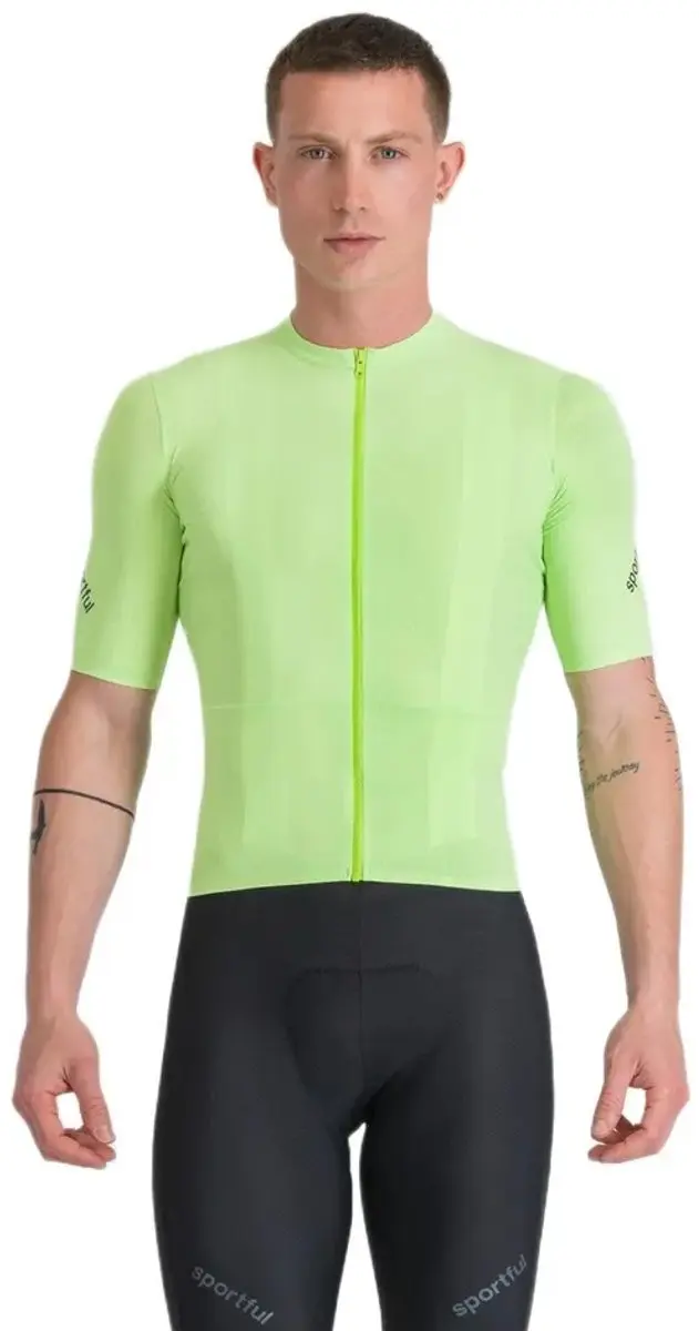 Sportful Hyperepic Korte Mouw Wielertrui Groen S Man