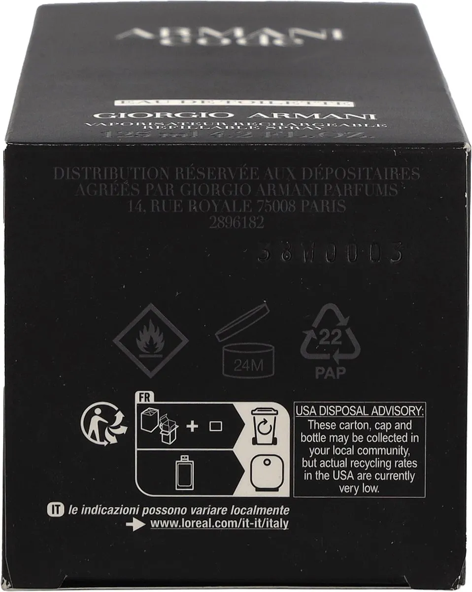 Armani Code Eau de Toilette Herenparfum 125ml