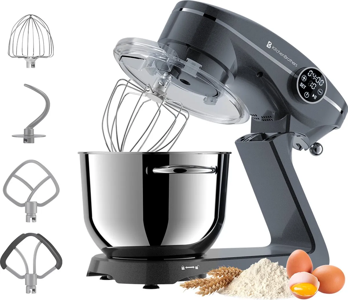 KitchenBrothers Keukenrobot 1800W