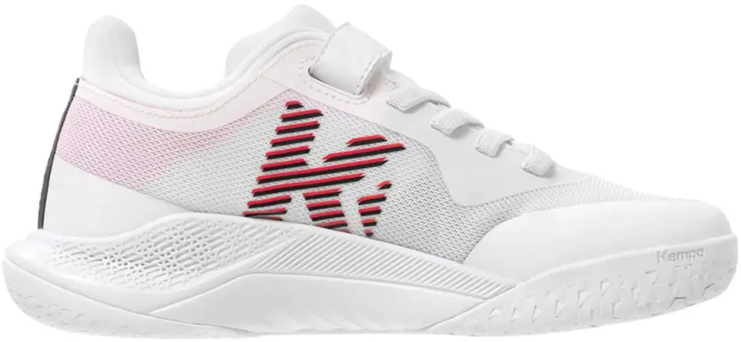 Kempa Kourtfly K Junior Sportschoenen 33 - Wit/Rood/Zwart - afbeelding 6 van 6