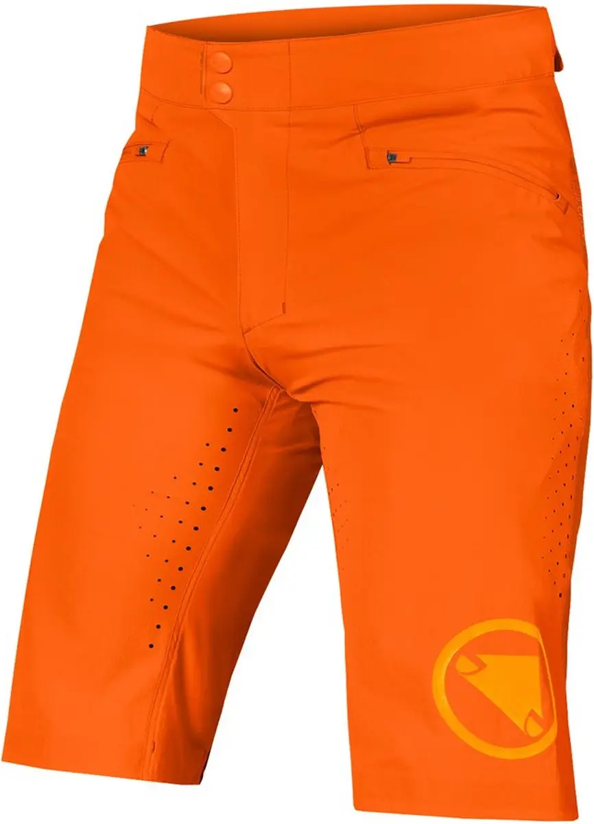 Endura Singletrack Lite Short Fit Korte Broek Oranje L Man