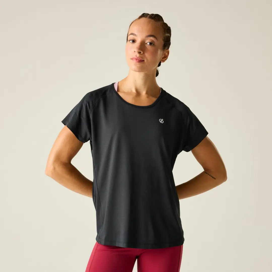 Dare 2b Corral Active T-shirt - Dames - Maat 48 - Zwart