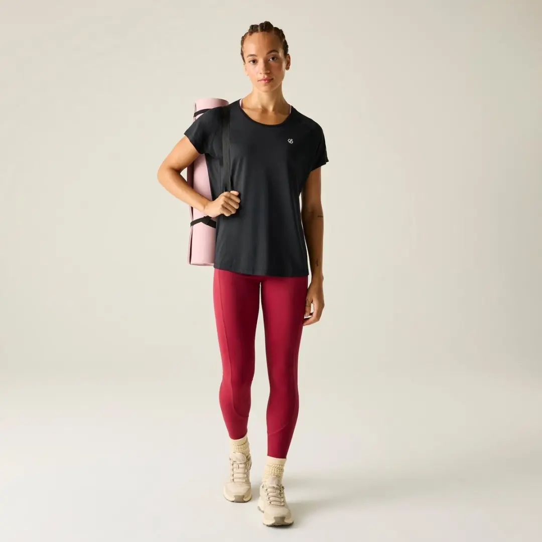 Dare 2b Corral Active T-shirt - Dames - Maat 48 - Zwart