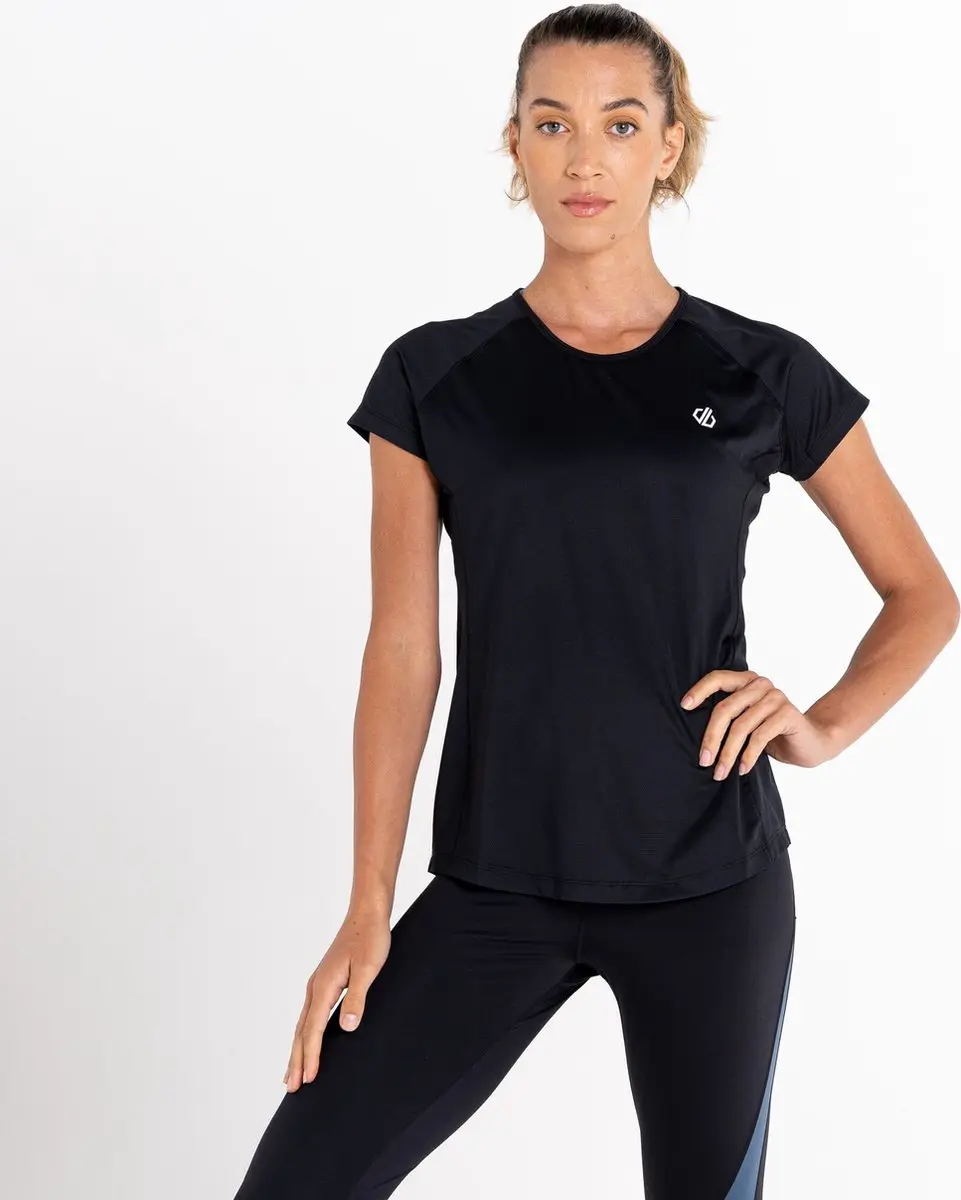 Dare 2b Corral Active T-shirt - Dames - Maat 48 - Zwart