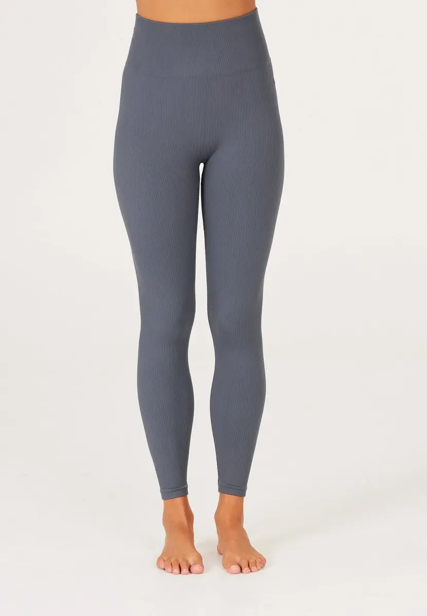 Athlecia Aideny W Seamless Rib Tights - L - Ombre Blauw