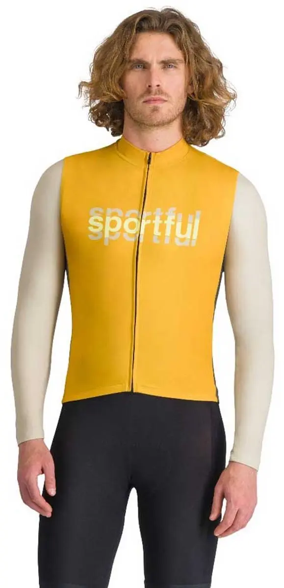 Sportful Supergiara Logo Thermal Trui Met Lange Mouwen Geel L Man