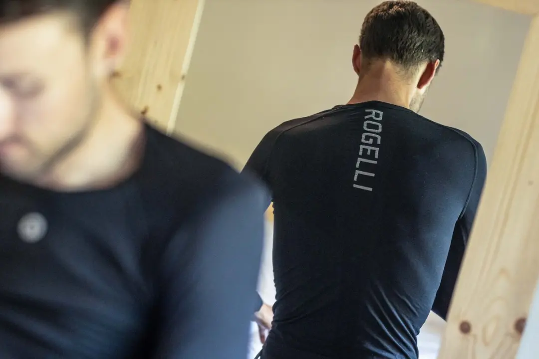 Rogelli Essential Ondershirt Lange Mouw Zwart L/XL