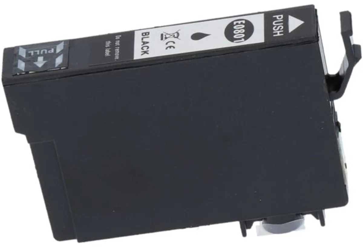 PrintAbout Inktcartridge T0801 Zwart
