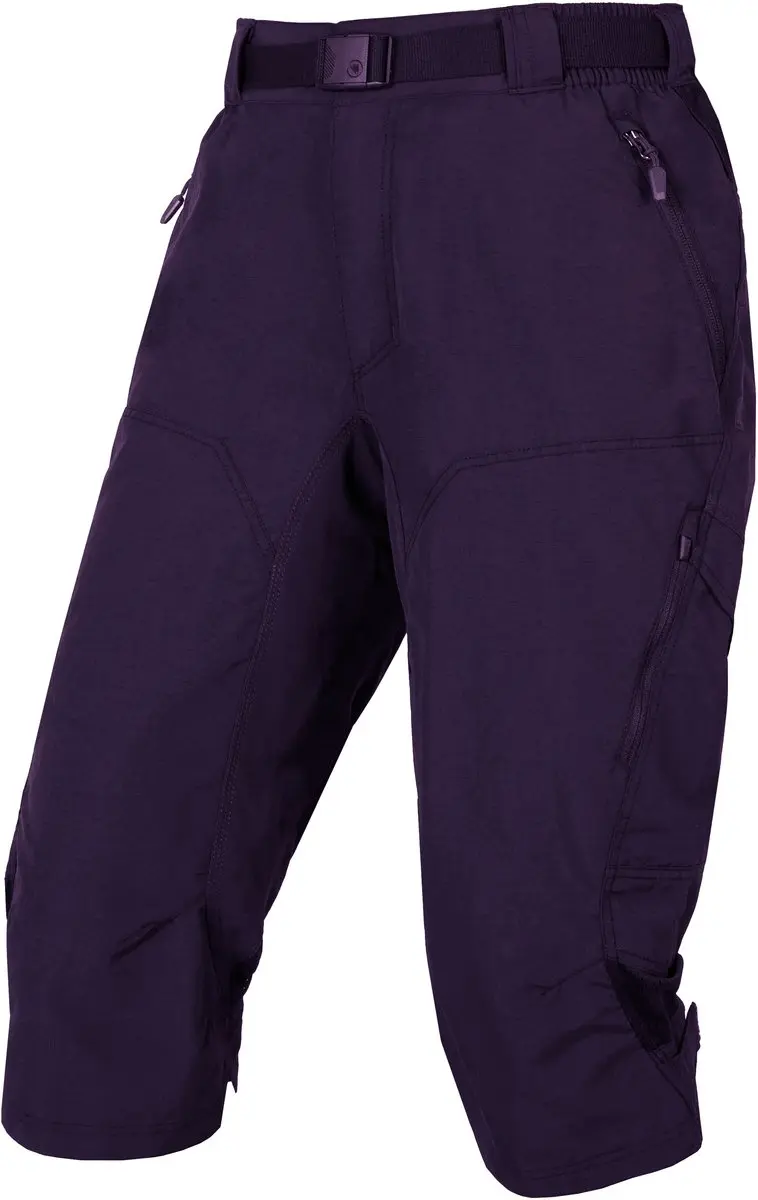 Endura Hummvee-clickfast Liner 3/4-broek Paars S Vrouw