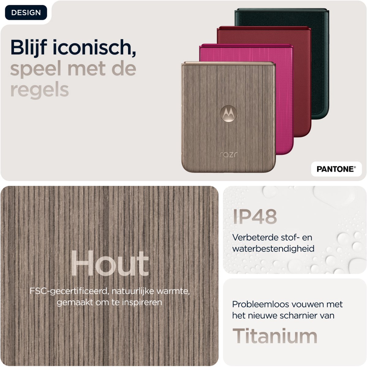 motorola razr 60 ultra - Mountain Trail (echt hout)