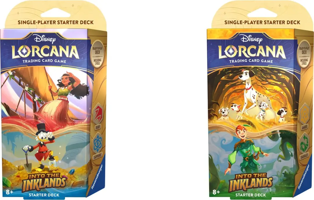 Disney Lorcana TCG Into the Inklands Starter Deck Display 8 Stuks