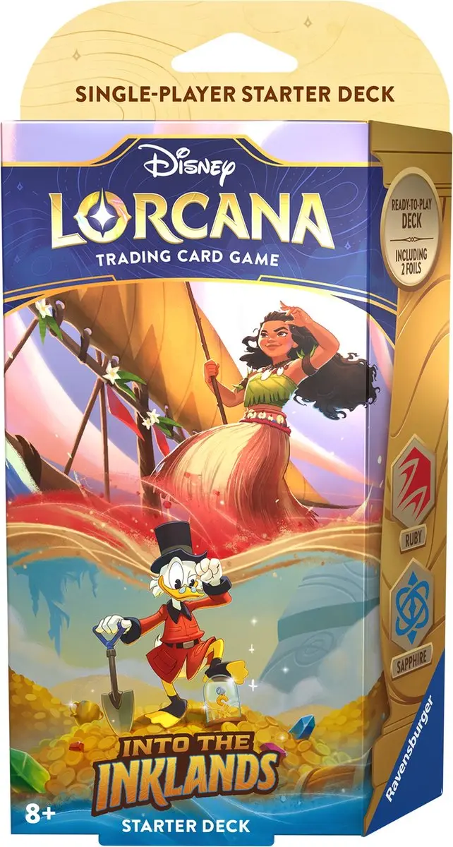 Disney Lorcana TCG Into the Inklands Starter Deck Display 8 Stuks