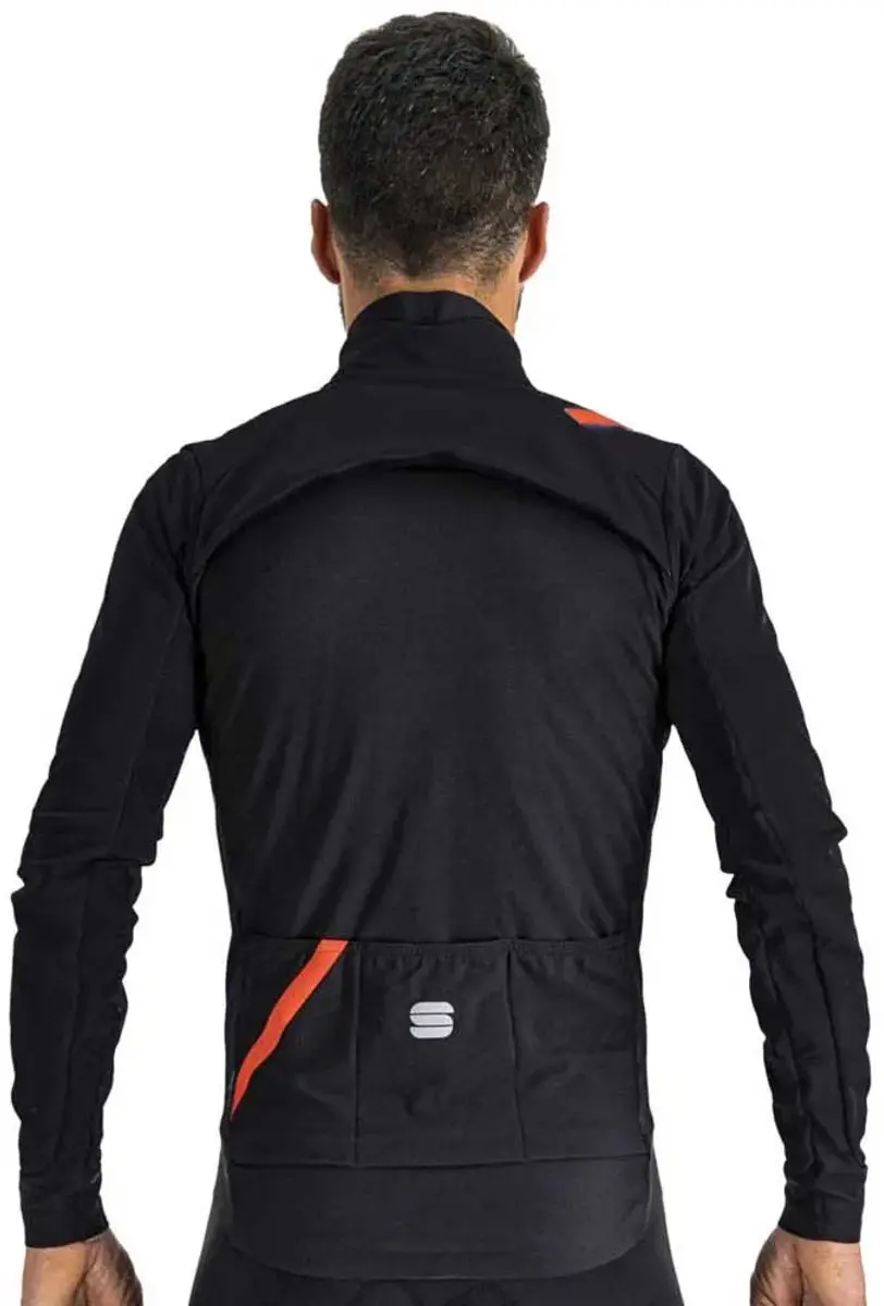 Sportful Fiandre Fietsjack XXXL - Zwart Rood