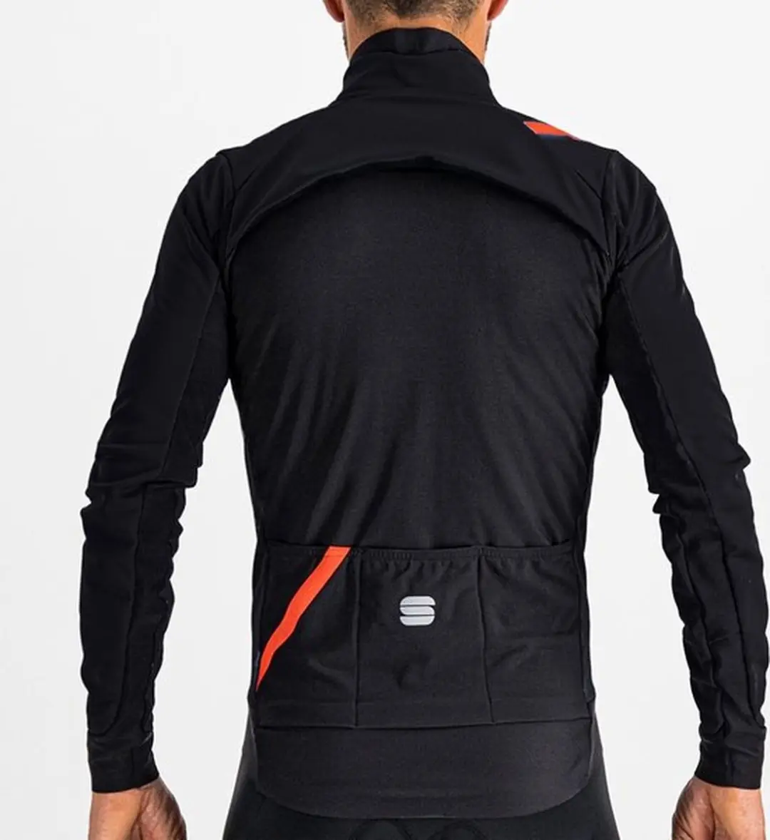 Sportful Fiandre Fietsjack XXXL - Zwart Rood