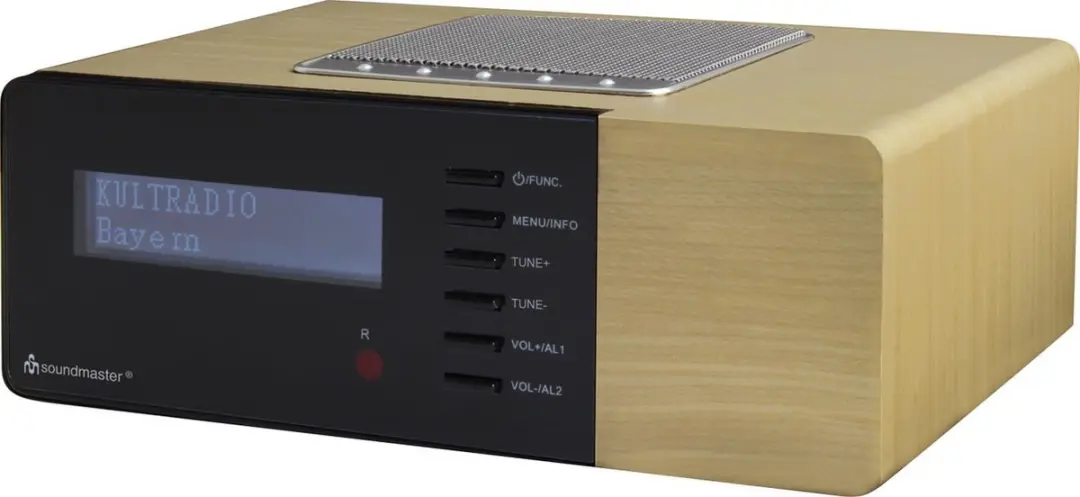 Soundmaster UR180HBR DAB+, en FM radio lichtbruin