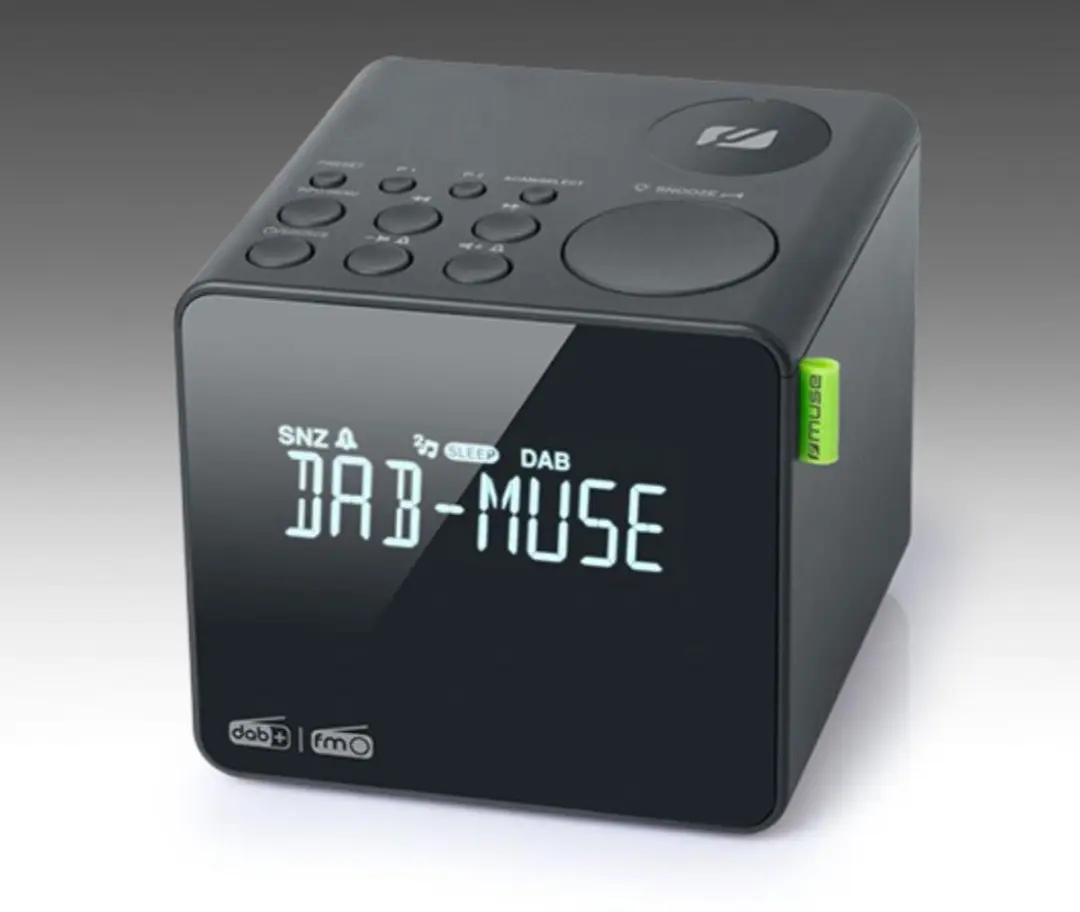 Muse M-187CDB DAB+ Digitale Wekkerradio - Zwart