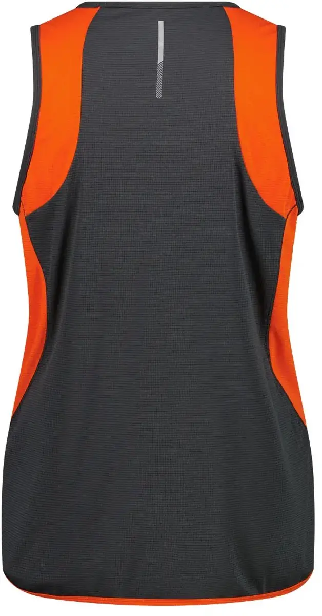 CMP Unlimitech Tanktop - Antraciet/Oranje M - afbeelding 2 van 4