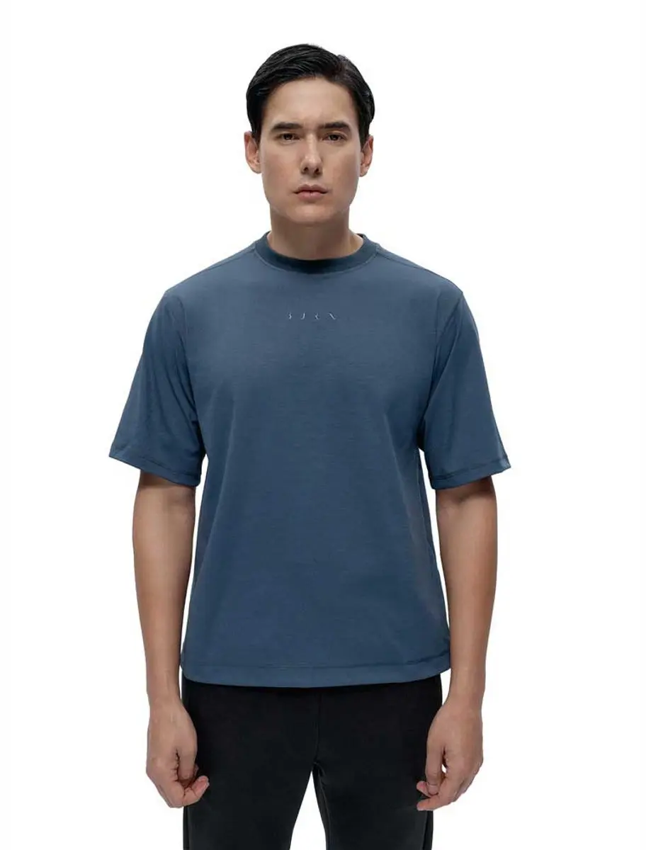 Born Living Yoga Tarn T-shirt Met Korte Mouwen Blauw S Man