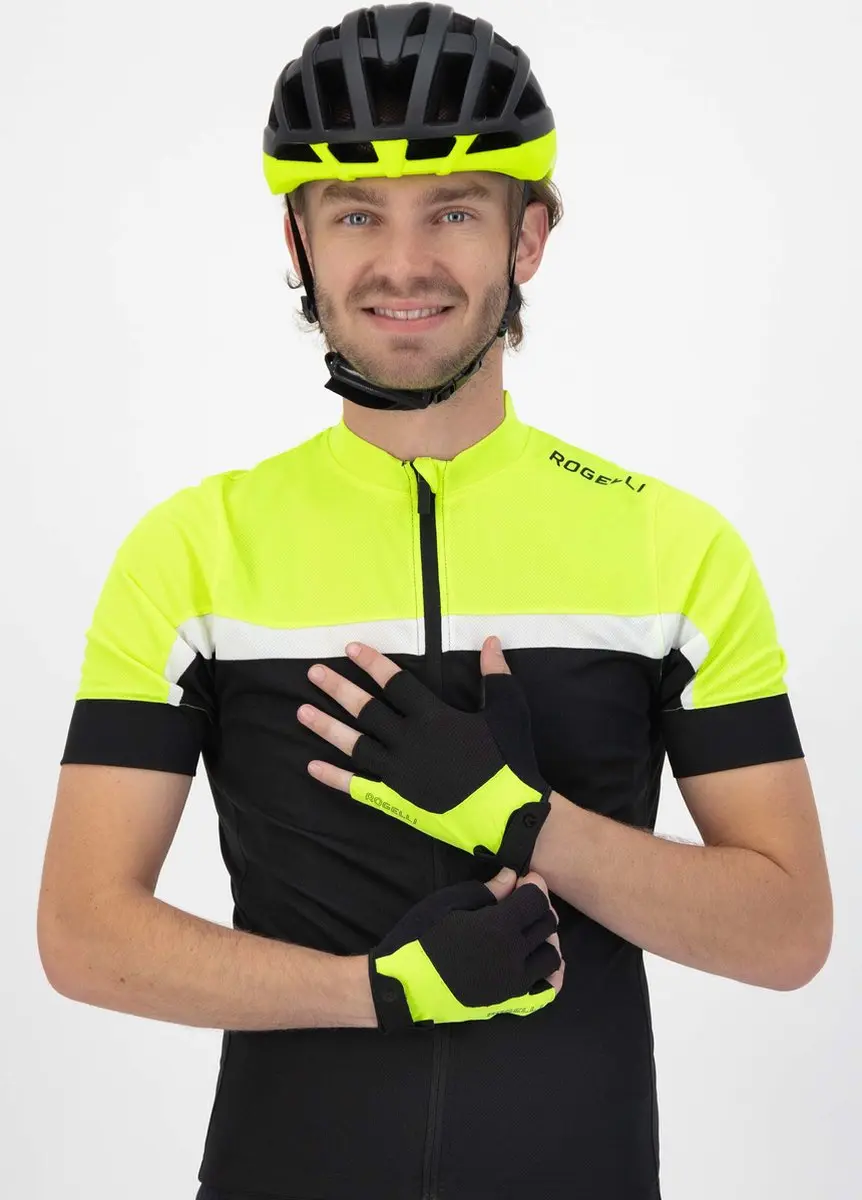 Rogelli Essential Heren Fietshandschoenen - Fluor - L