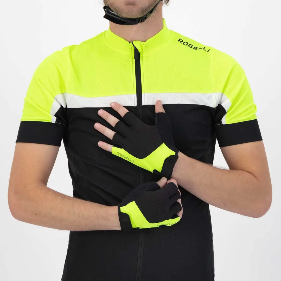 Rogelli Essential Heren Fietshandschoenen - Fluor - L