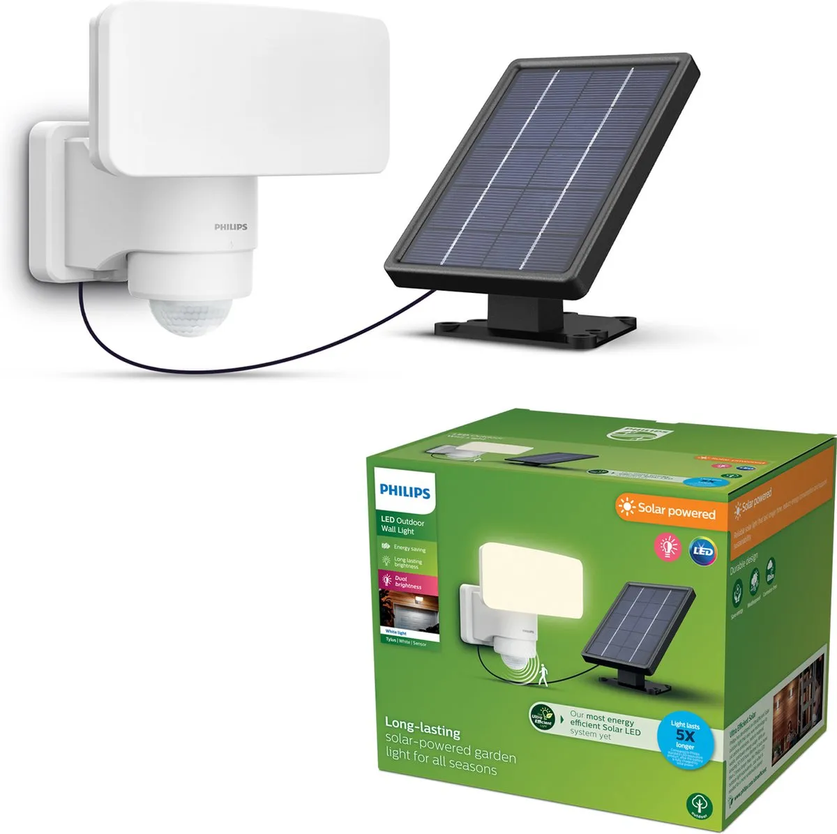 Philips Tylus Solar Beveiligingslamp 6W