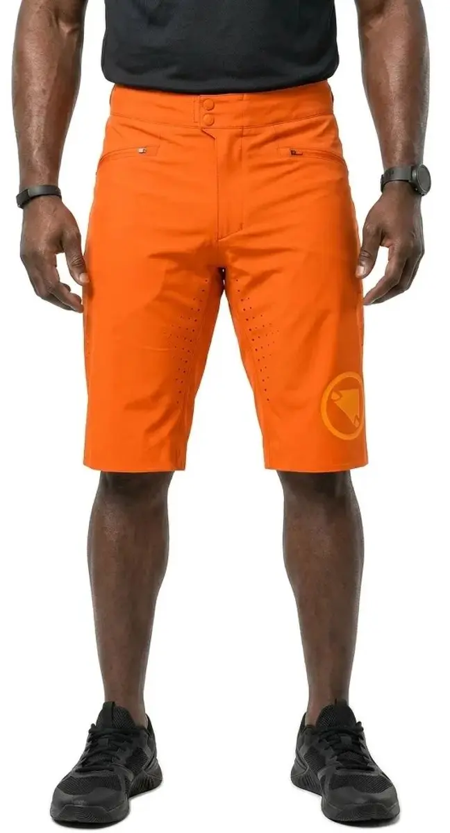 Endura Singletrack Lite Korte Broek - M - Oranje