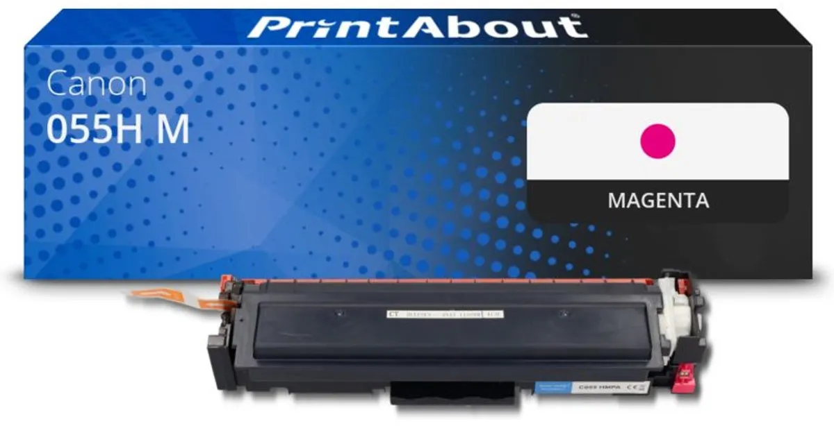 PrintAbout Canon 055H M Toner Magenta - 5.900 Stuks