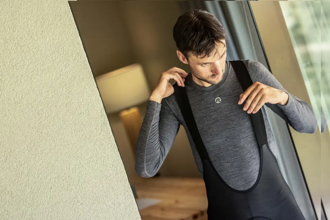 Rogelli Merino Ondershirt Lange Mouw - Antraciet - afbeelding 5 van 6