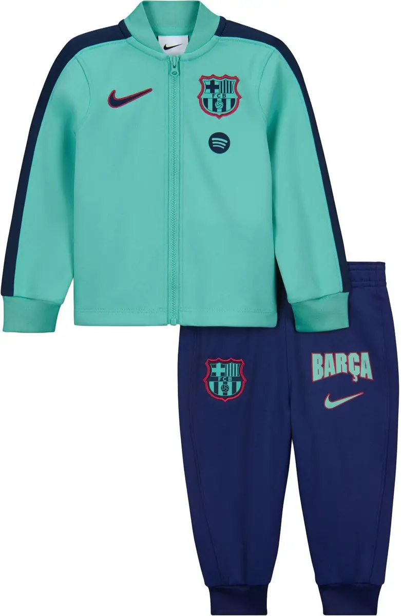 Nike FC Barcelona Strike Trainingspak Baby - Licht Turquoise/Donkerblauw - afbeelding 4 van 6