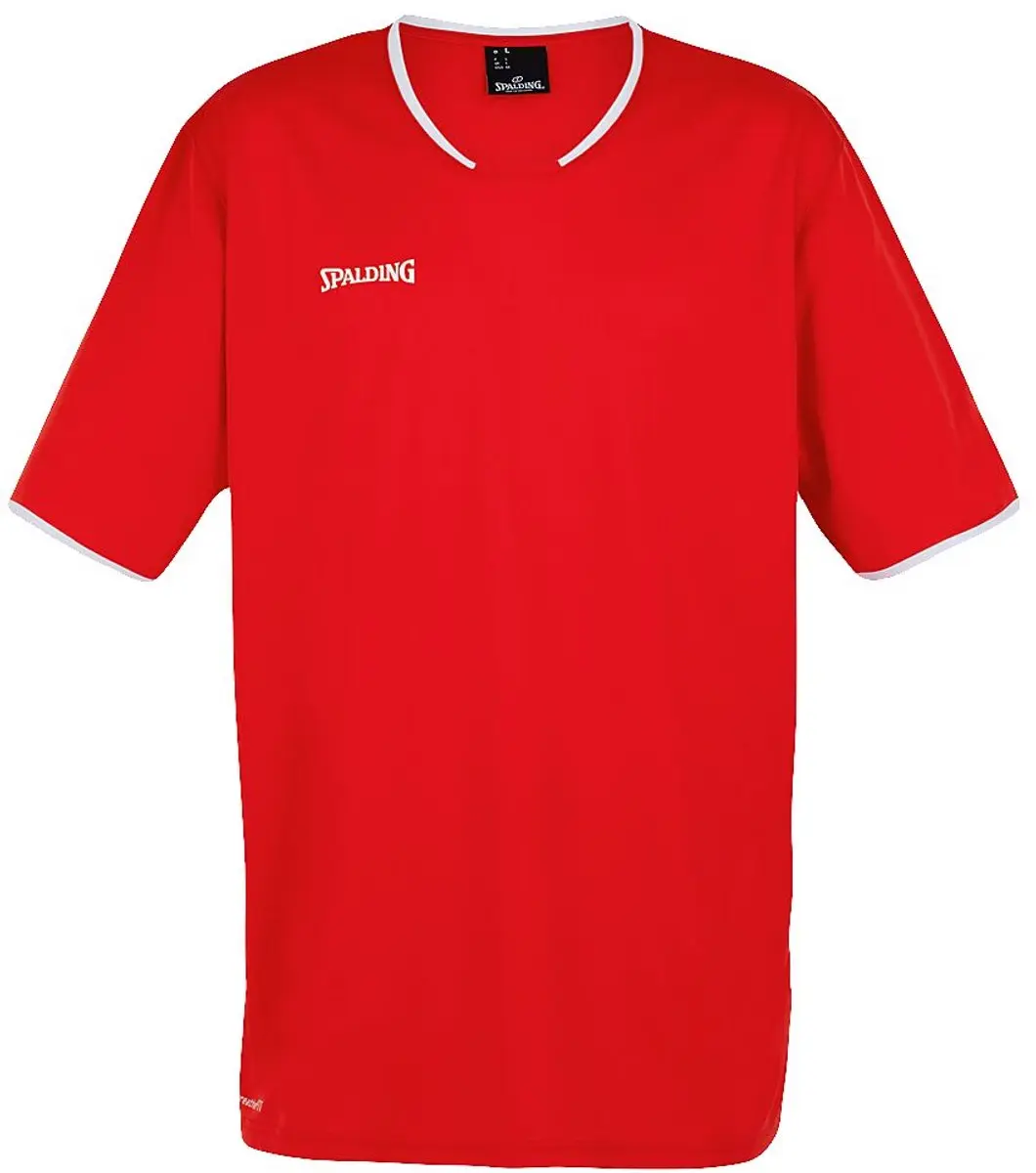 Move Shooting Shirt Korte Mouw Rood/Wit