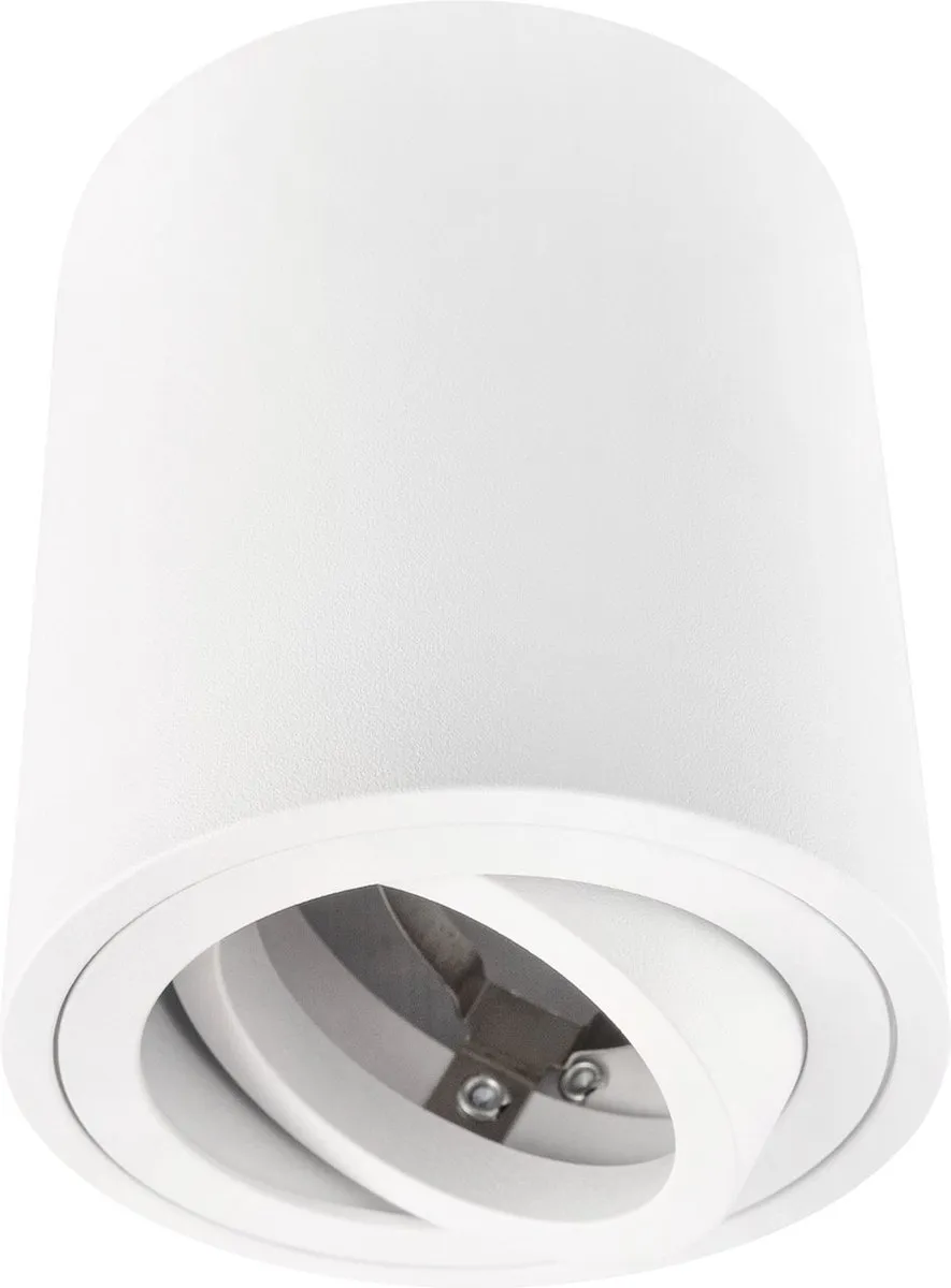 Ledvion LED Opbouwspot Dimbaar Wit Ø80mm GU10