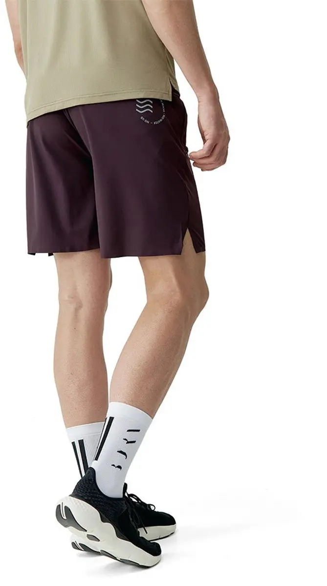 Born Living Yoga Orinoco Korte Broek - Deep Garnet XL
