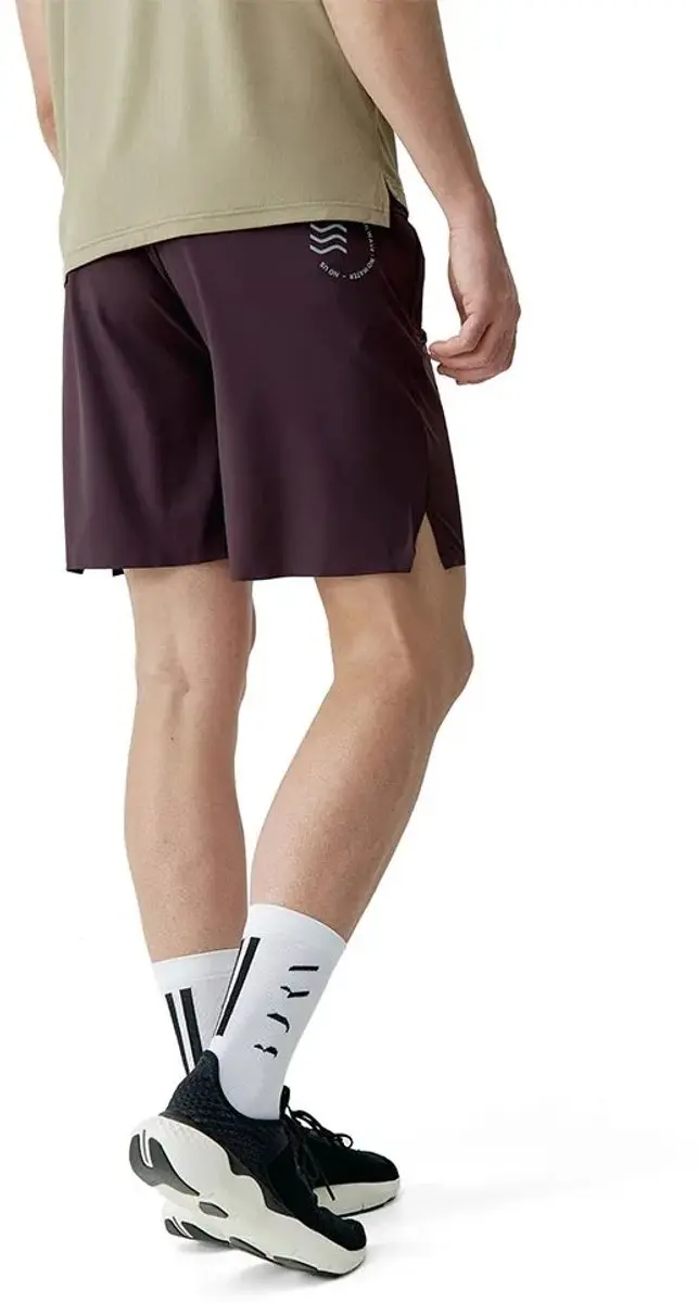 Born Living Yoga Orinoco Korte Broek - Deep Garnet XL