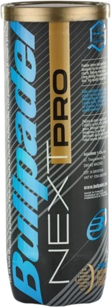 Bullpadel BP FIP Next Pro Padelballen - 3 Stuks Geel