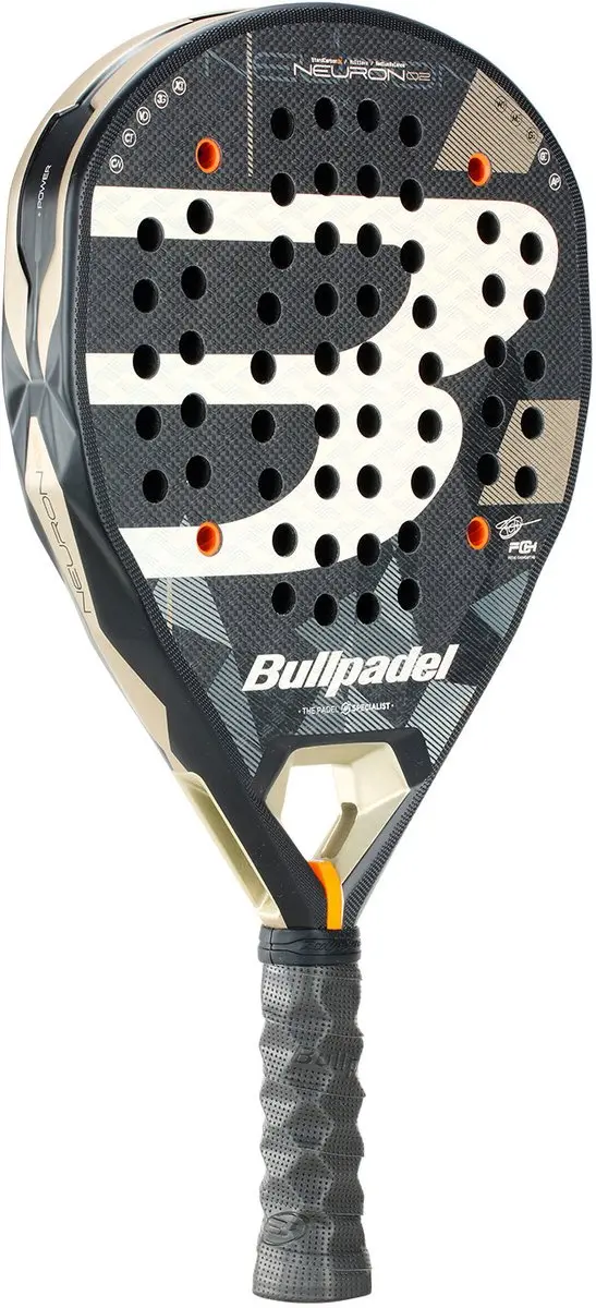 Bullpadel Neuron 02 Padelracket L0 - Zwart/Zilver - afbeelding 4 van 6