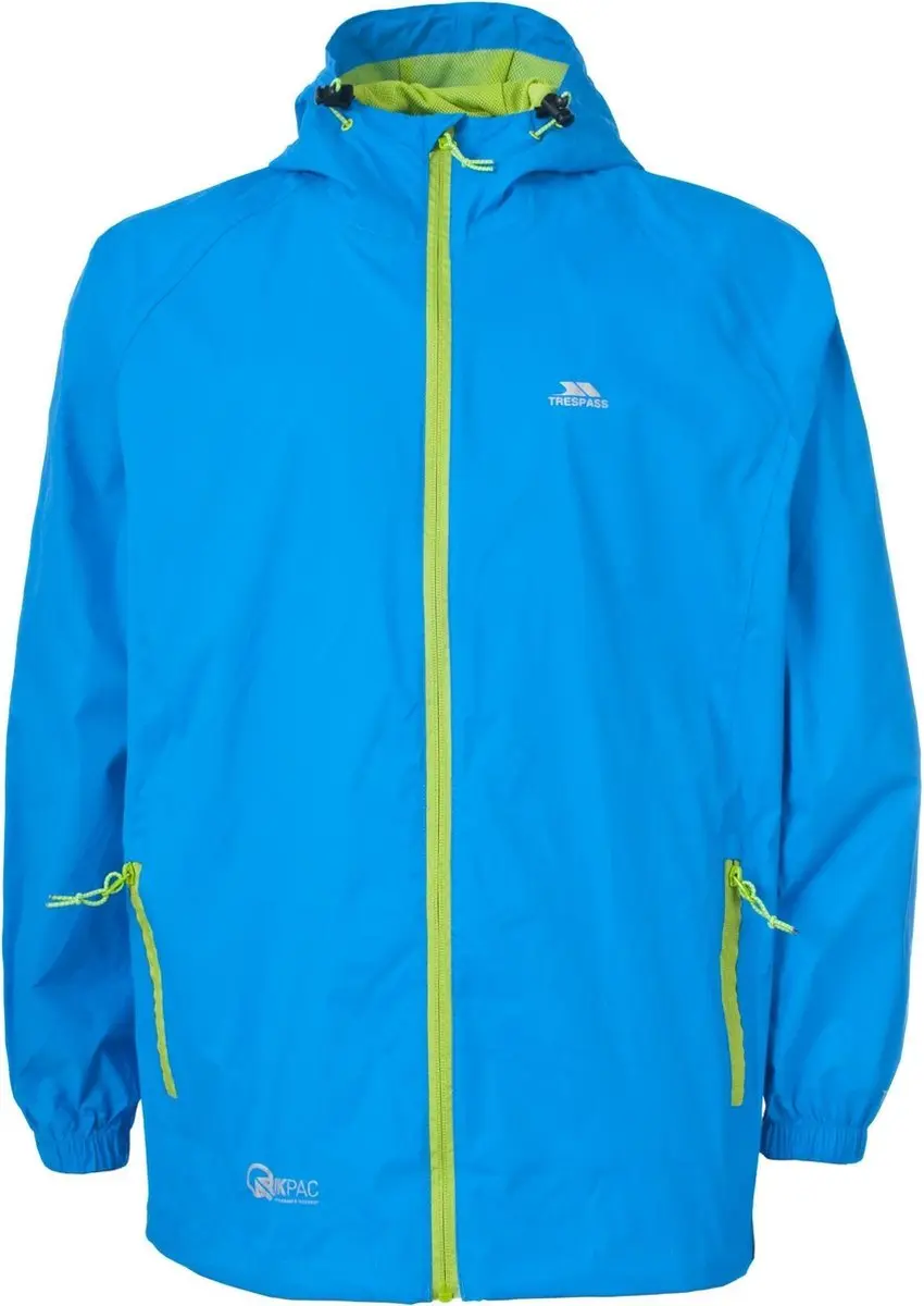 Trespass Adults Unisex Qikpac Packaway Waterproof Jacket (Cobalt)
