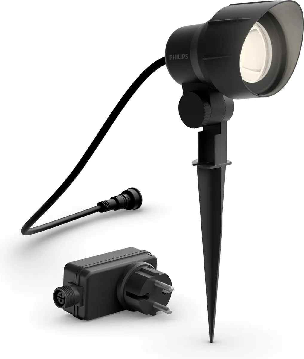 Philips LED Grondspot Basisset 24W - Warmwit - 7cm - Antraciet