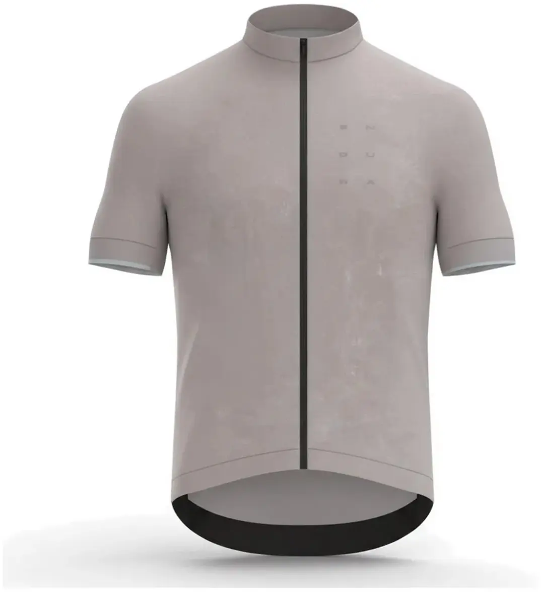 Endura Fs260 Print Korte Mouw Wielertrui Grijs XL Man