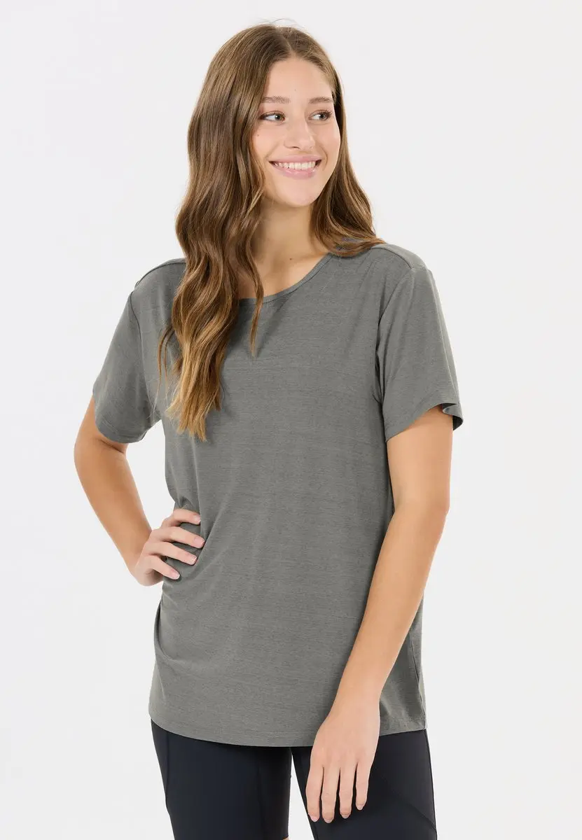 Athlecia Lizzy W Slub S/S Training T-shirt Dames